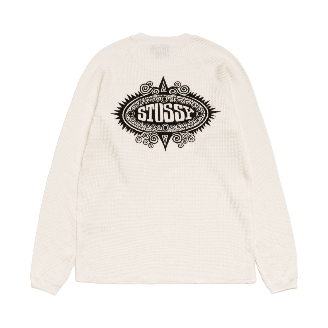 스투시 만트라 래글런 써멀 화이트