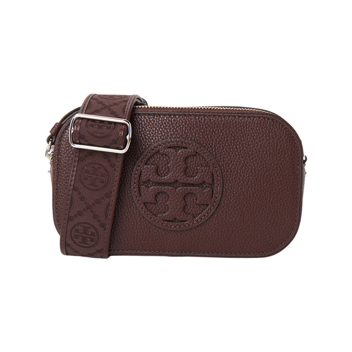 171956-500 Tory Burch Miller Mini Cross Bag Wine