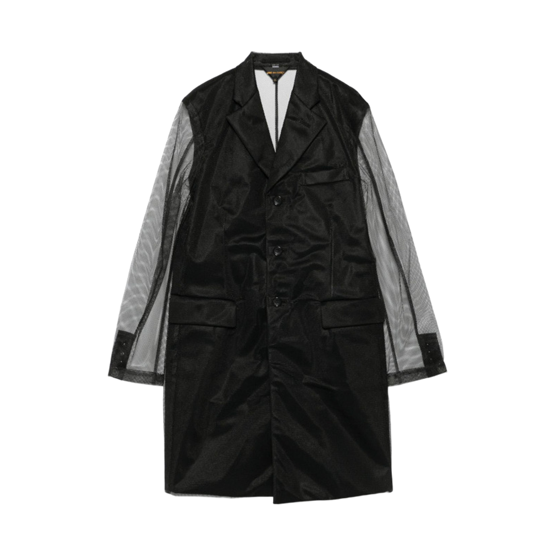 GO-J002-051-1 (W) Comme des Garcons Nylon Coat Black