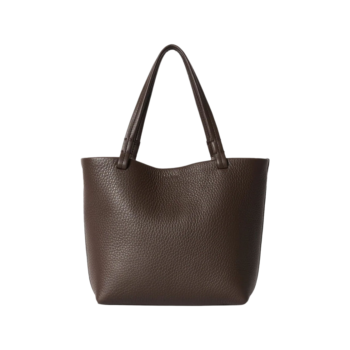 W1199L129DEOS The Row Small Park Tote Bag in Leather Deep Brown