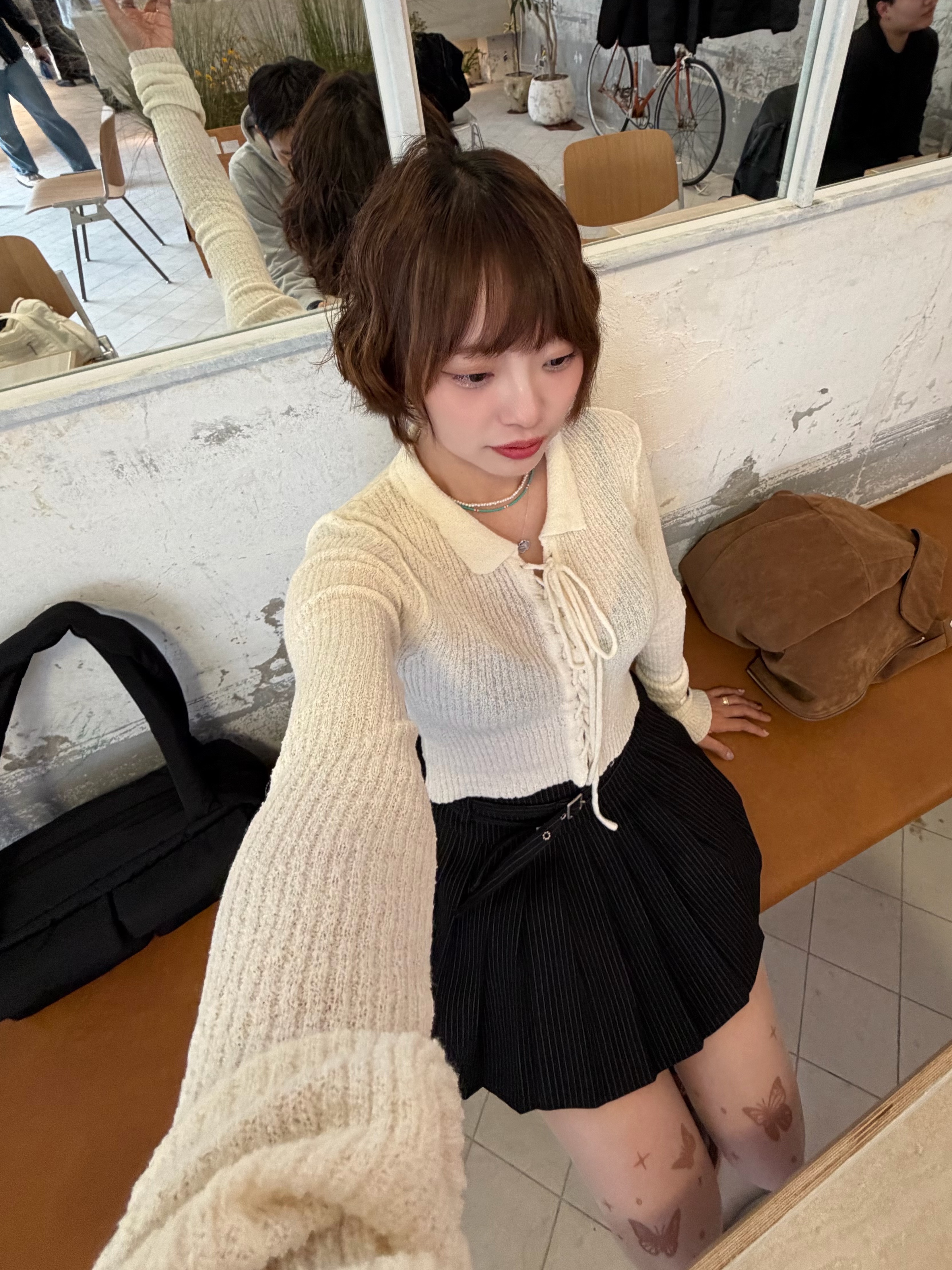 (W) Timberland Stone Street Boat Shoes Wheat Brown, Monchhichi Colors Key Chain Black 착용 스타일 - 8