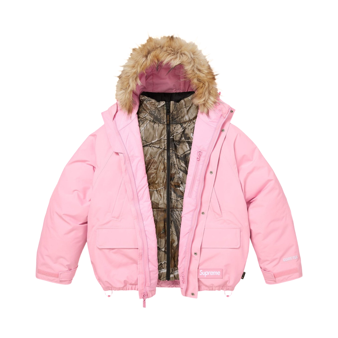 슈프림 투인원 고어텍스 파카 + 리버시블 700-필 다운 라이너 자켓 라이트 핑크 - 25FW(Supreme 2-In-1 Gore-Tex Parka + Reversible 700-Fill Down Liner Jacket Light Pink - 25FW) - 2