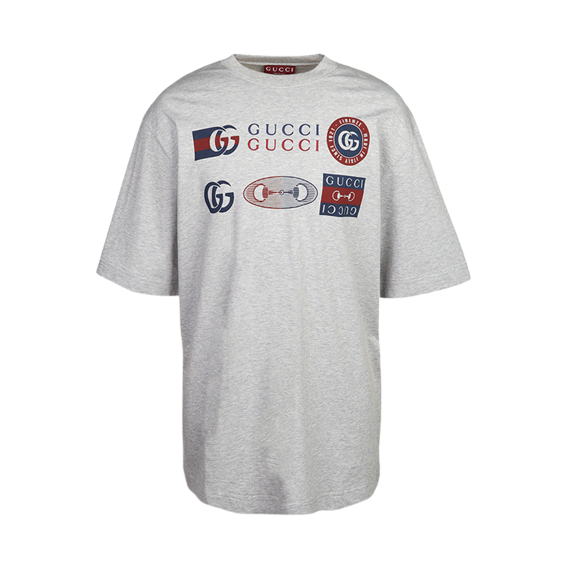 구찌 숏슬리브 티셔츠 그레이(Gucci Short Sleeve T-Shirt Gray)