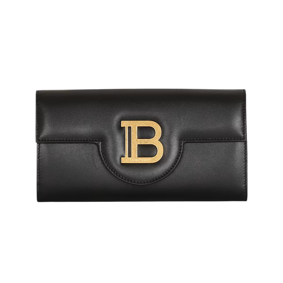 DN1ON197LAVE0PA Balmain B-Buzz Leather Wallet Black