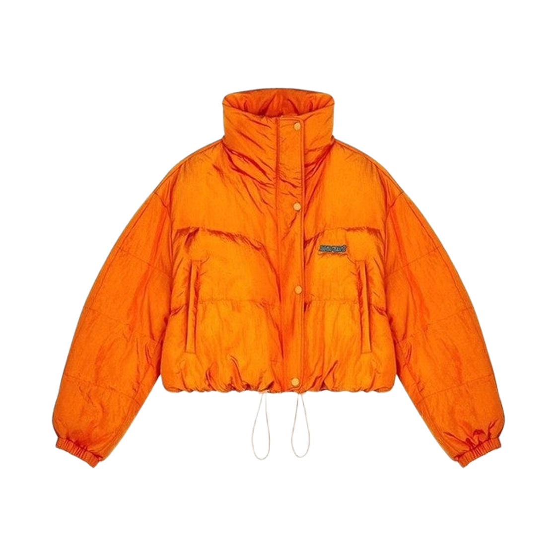 MA0129FA-A3C51E-11OR (W) Isabel Marant Telia Puffer Short Down Jacket Orange - 23FW