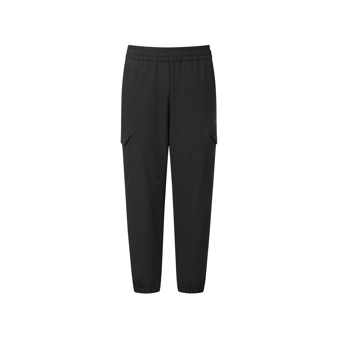 QQ423EPTO2_BLK0 le coq sportif Uni Regular Jogger Nylon Span Brushed Pants Black