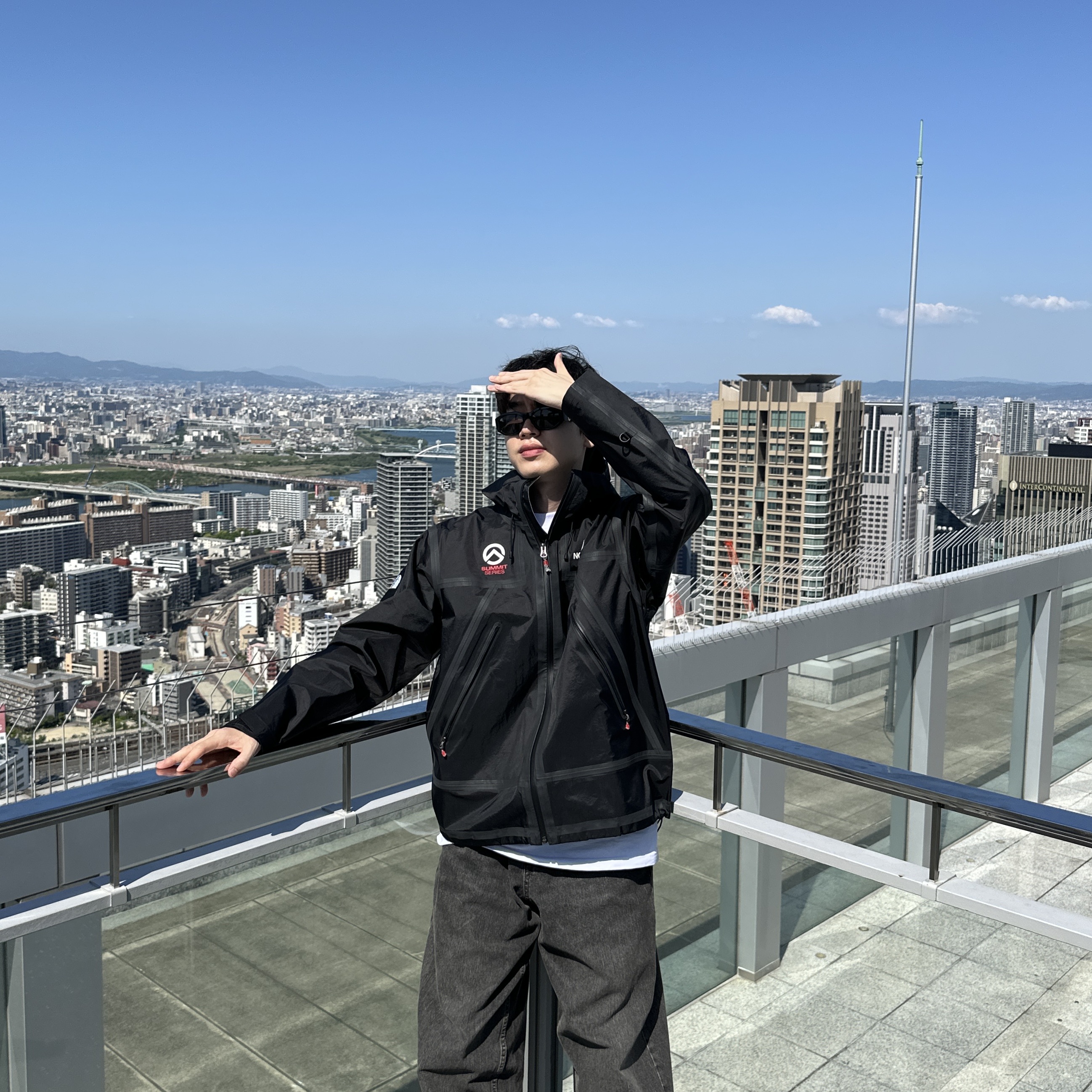 Supreme x The North Face Summit Series Outer Tape Seam Jacket Black - 21SS 착용 스타일