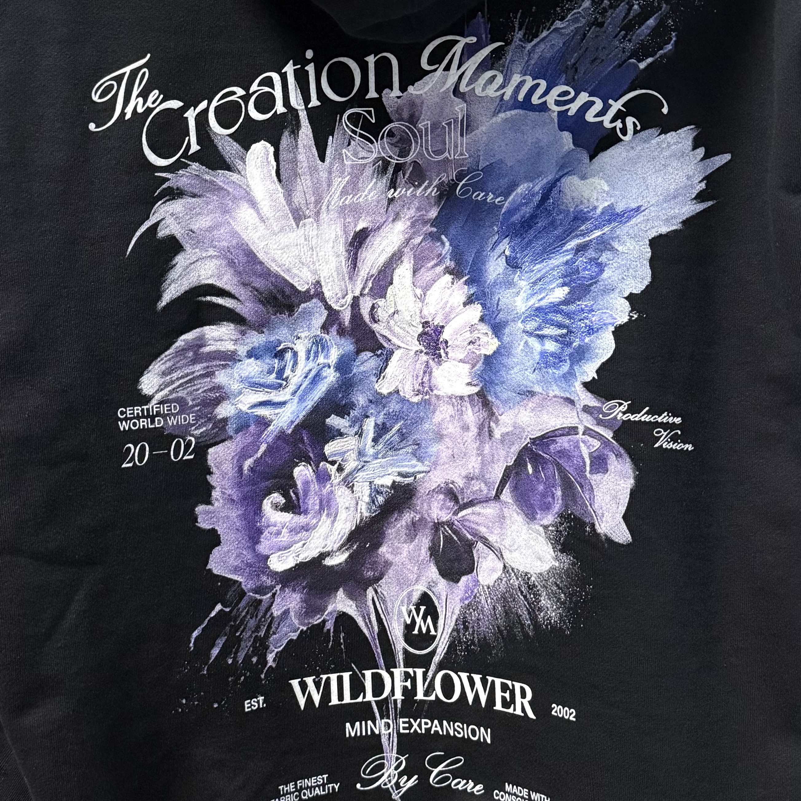 Wooyoungmi Flower Dyeing Hooded Black - 25SS 착용 스타일