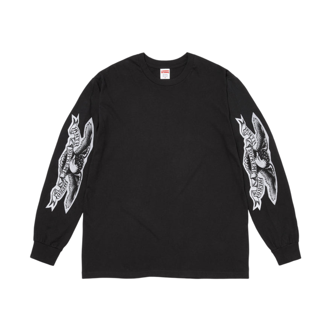 슈프림 안티히어로 이글 롱슬리브 티셔츠 블랙 - 25FW