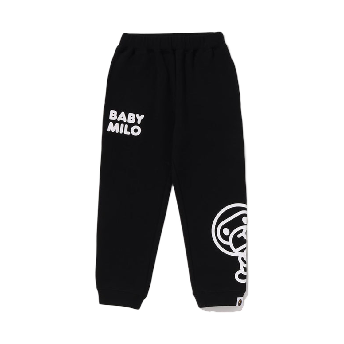 - (Kids) BAPE Big Baby Milo Sweatpants Black