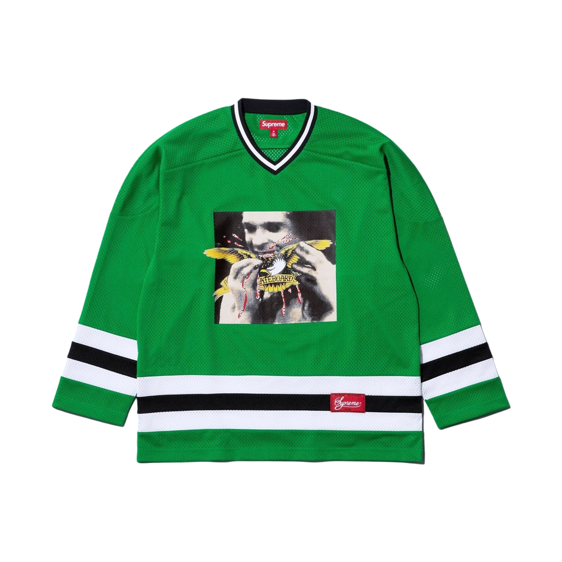 슈프림 안티히어로 오지 하키 저지 그린 - 25FW(Supreme Antihero Ozzy Hockey Jersey Green - 25FW)