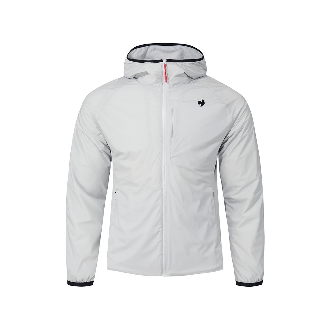 르꼬끄 스포르티브 유니 레귤러핏 기모 안감 자켓 - 그레이 QQ413EJKO1(le coq sportif Regular Fit Tricot Brushed Lined Jacket White Grey)