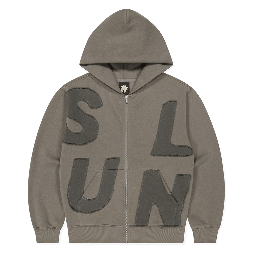 SLCO0TSWHZ02TAP [트리플적립]SUNLOVE Capital Brushed Zip Up Hoodie Taupe