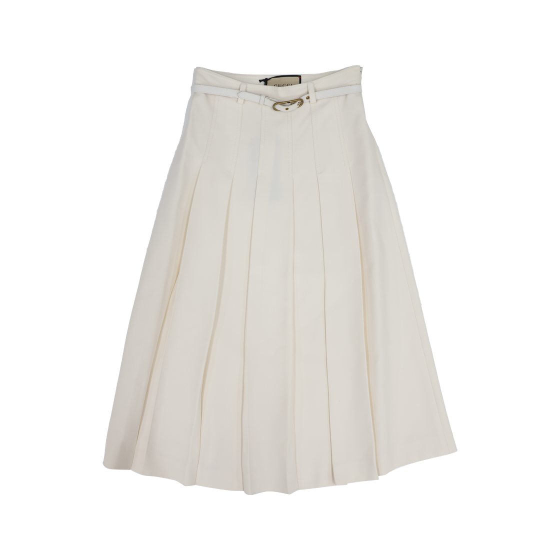 ITG9I8RLFJ25 Gucci 652125 White Skirt