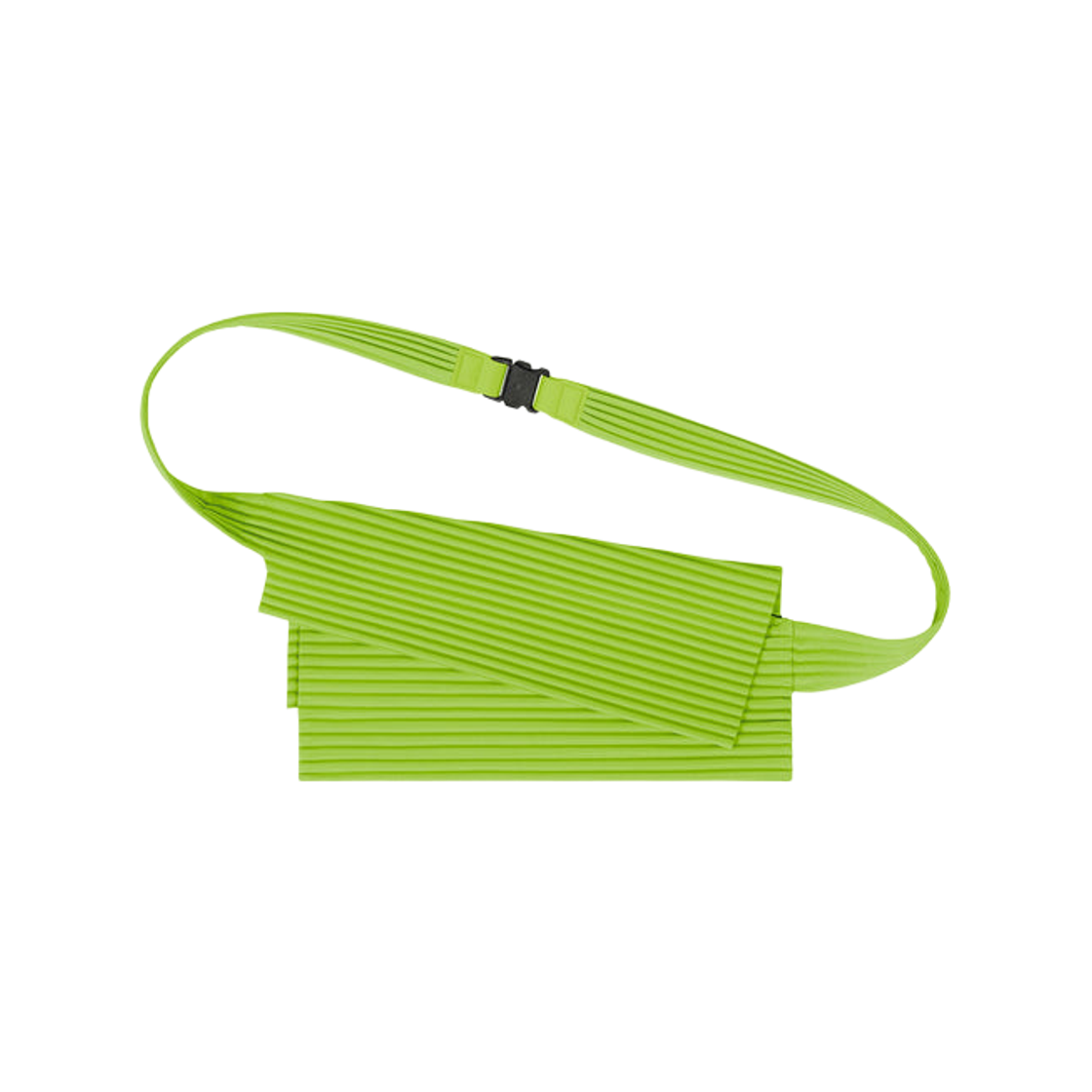 HP56-AG420-64 Homme Plisse Issey Miyake Overlap Bag Seaweed Green