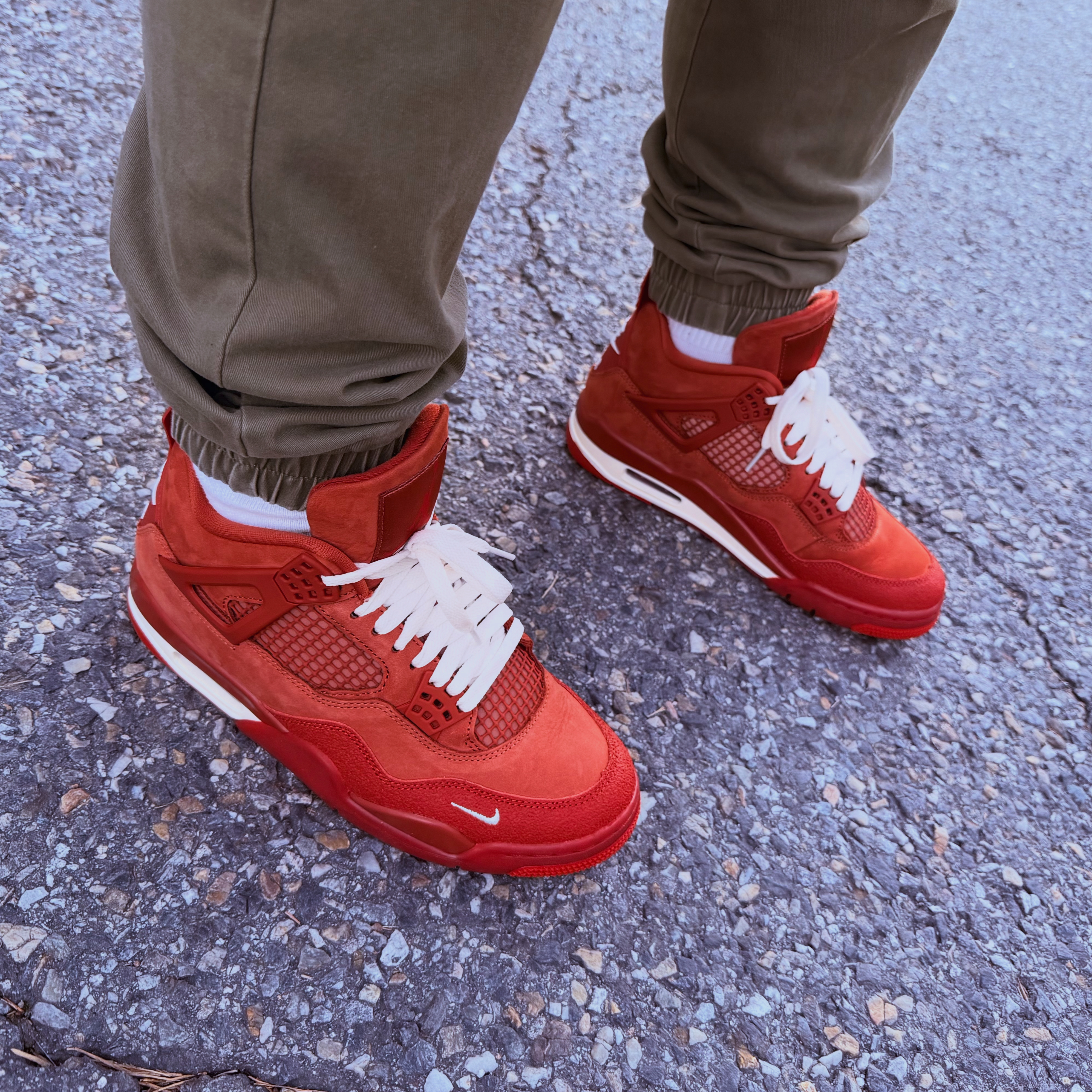 Jordan 4 x Nigel Sylvester Retro OG SP Brick by Brick 착용 스타일