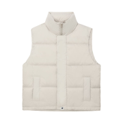 (W) BAPE Vest Down Jacket Beige