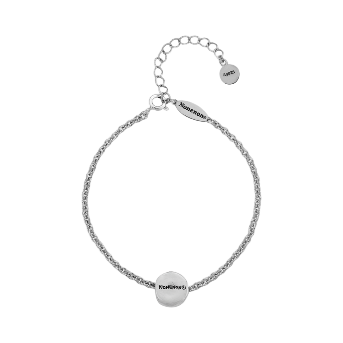 논논 프라이드 스마일 브레이슬릿 실버925 L(Nonenon Fried Smile Bracelet Silver925 L) - 2
