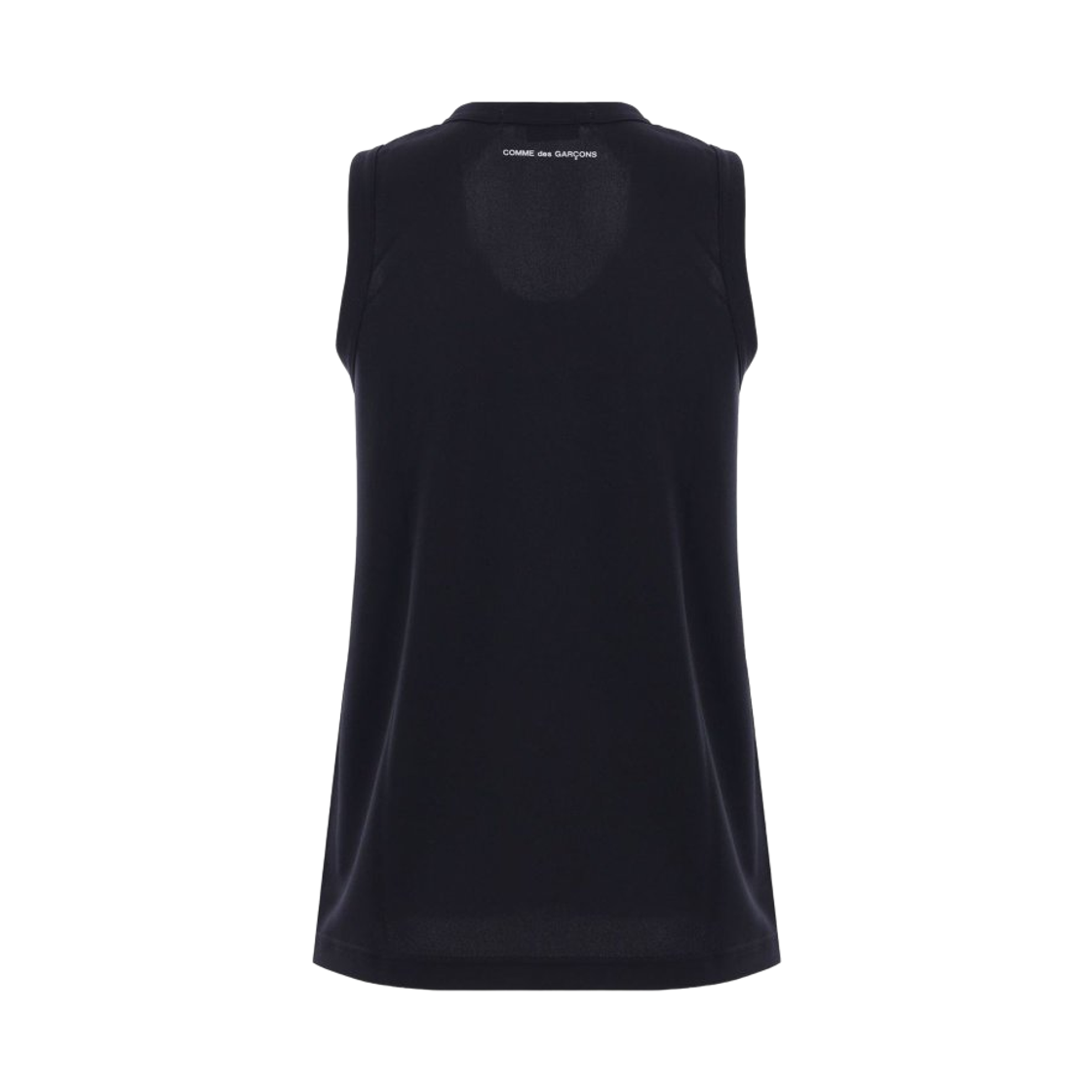 (W) 꼼데가르송 로고 저지 탱크탑 블랙((W) Comme des Garcons Logo Jersey Tank Top Black) - 2