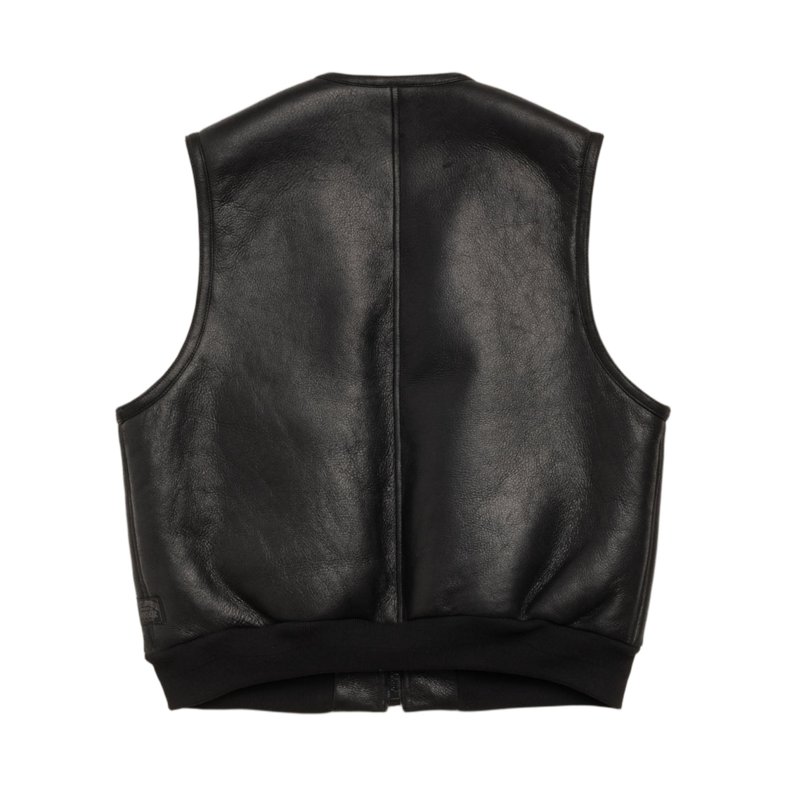 스투시 셔링 베스트 블랙(Stussy Shearling Vest Black) - 2