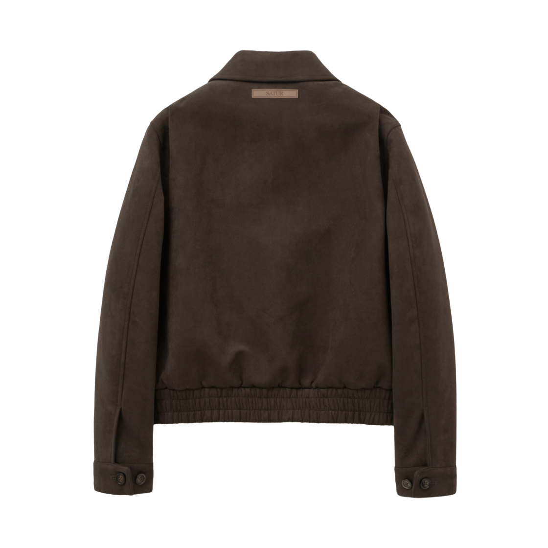 세터 우먼 테오 폭스 스웨이드 숏 자켓 다크 브라운(SATUR W Teo Faux Suede Short Jacket Dark Brown) - 2