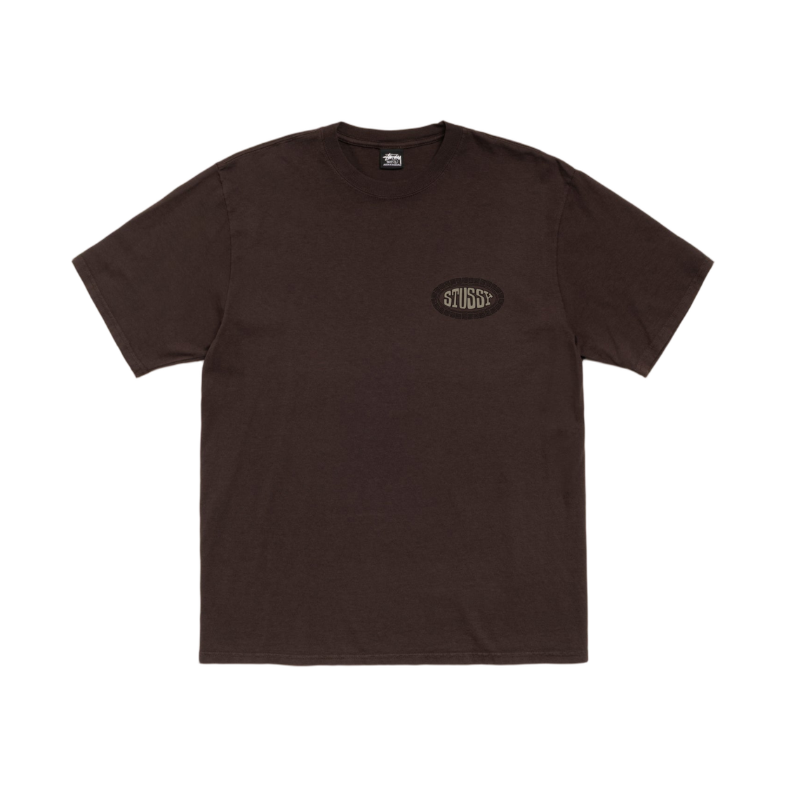 스투시 타일 오벌 피그먼트 다이드 티셔츠 브라운(Stussy Tile Oval Pigment Dyed T-Shirt Brown) - 2