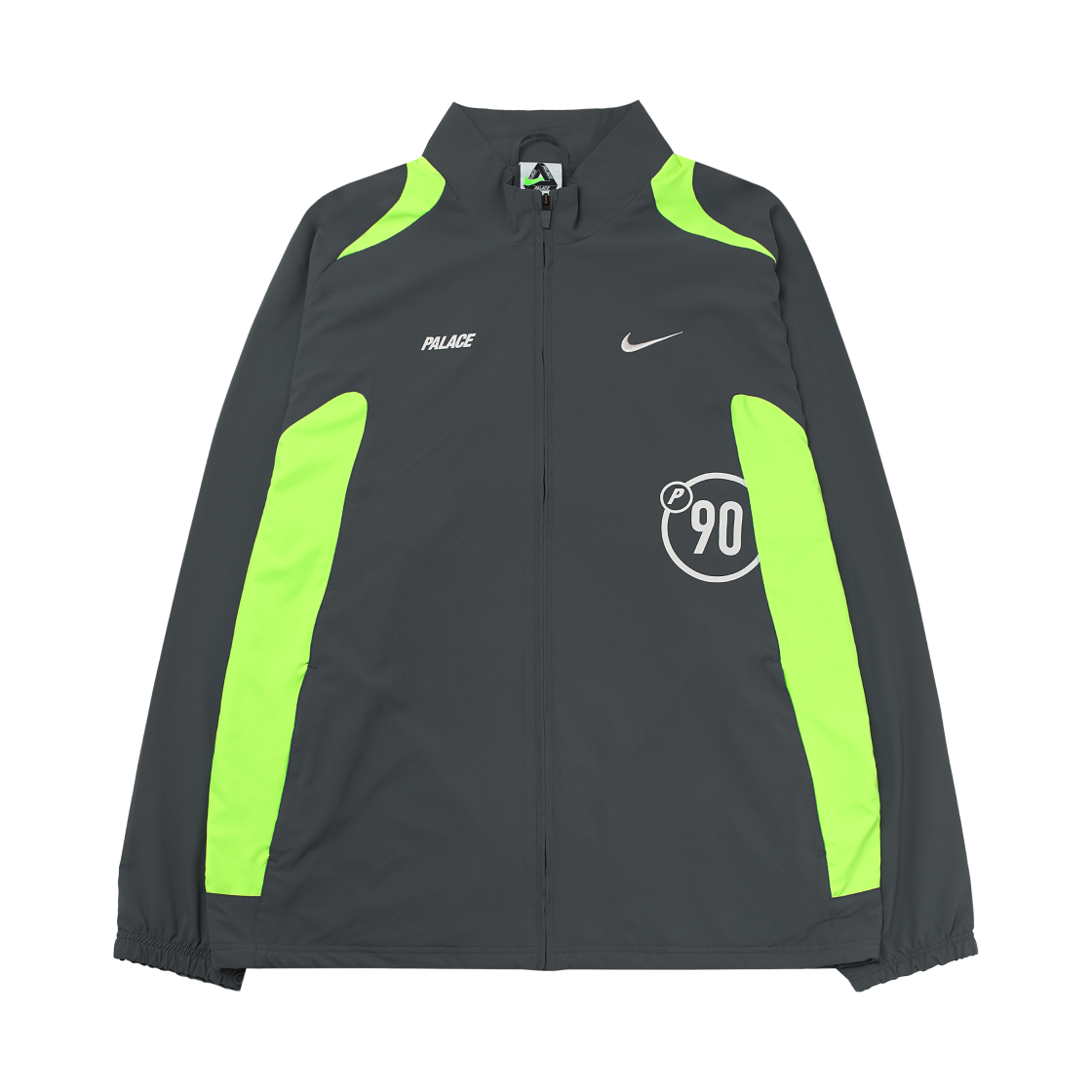팔라스 x 나이키 토탈 P90 트랙 자켓 그레이 - 25FW(Palace x Nike Total P90 Track Jacket Grey - 25FW)