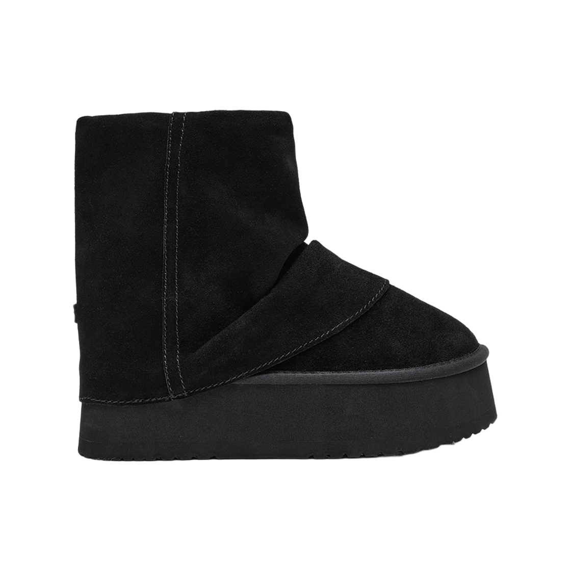(W) 락피쉬웨더웨어 맥시 폴디드 부츠 숏 6인치 블랙((W) Rockfishweatherwear Maxi Folded Boots Short 6 Inch Black)