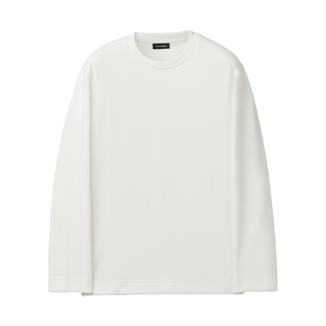 CWTAA25511WHX Customellow Textured Tshirt White