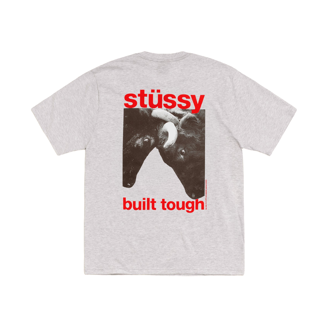 스투시 빌트 터프 티셔츠 애쉬 헤더(Stussy Built Tough T-Shirt Ash Heather)