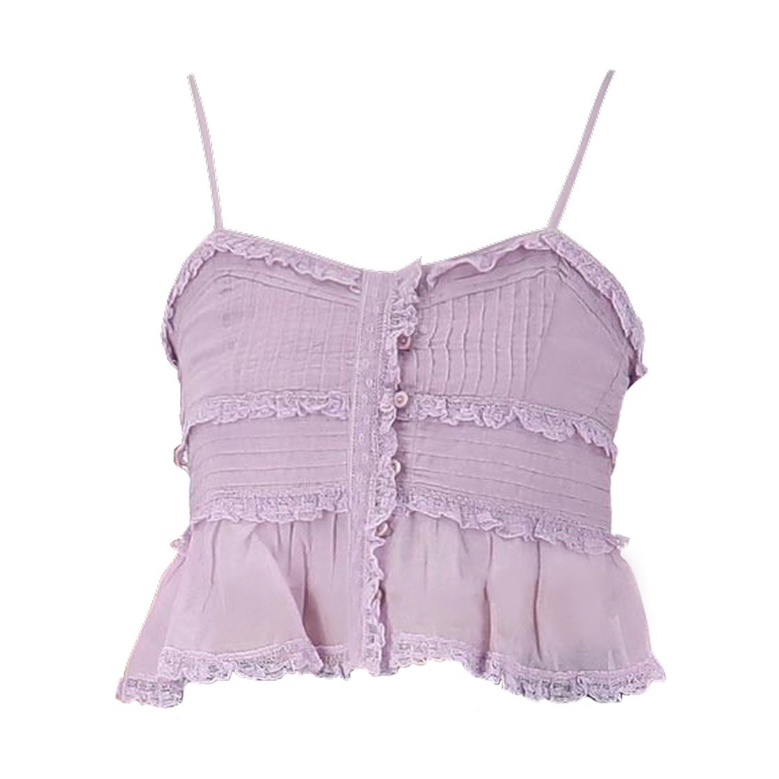 (W) 이자벨 마랑 에뚜왈 글로리아 탑 라일락 - 24FW((W) Isabel Marant Etoile Gloria Top Lilac - 24FW) - 1