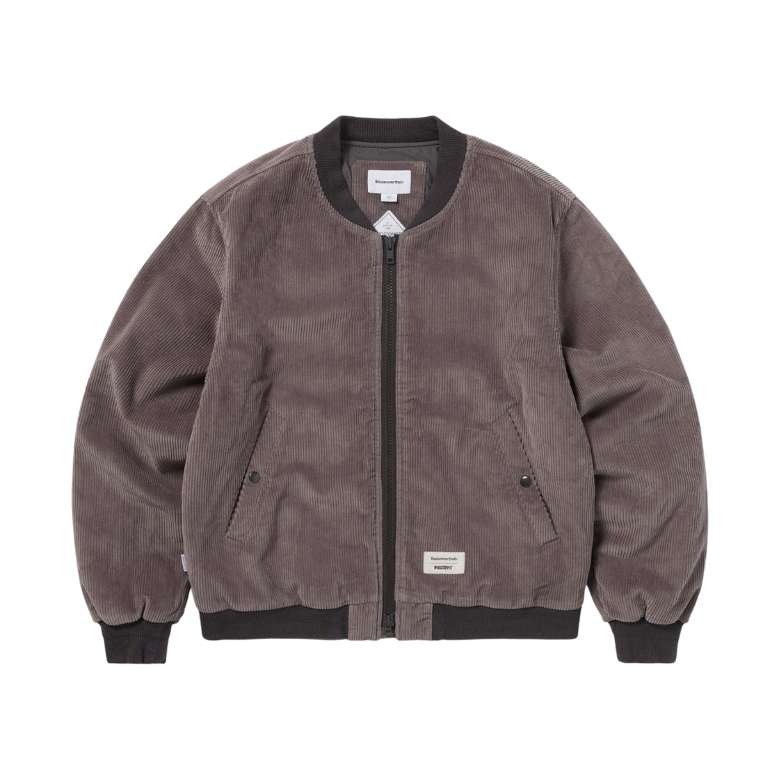 GT253GOWLS03PUM Thisisneverthat x Gore-Tex Windstopper Corduroy Jacket Plum