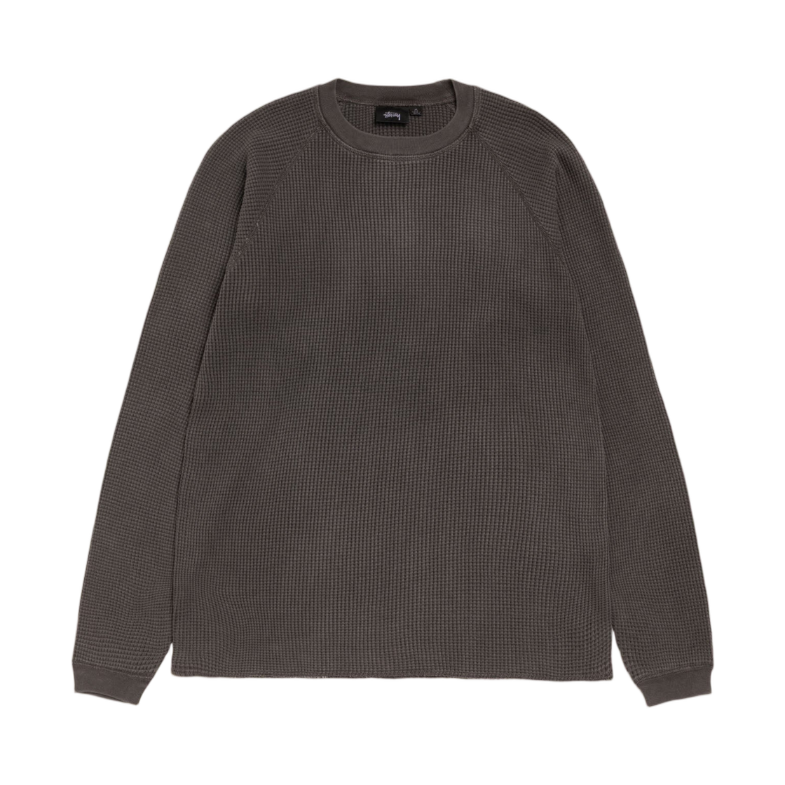 스투시 만트라 래글런 써멀 워시드 블랙(Stussy Mantra Raglan Thermal Washed Black) - 2