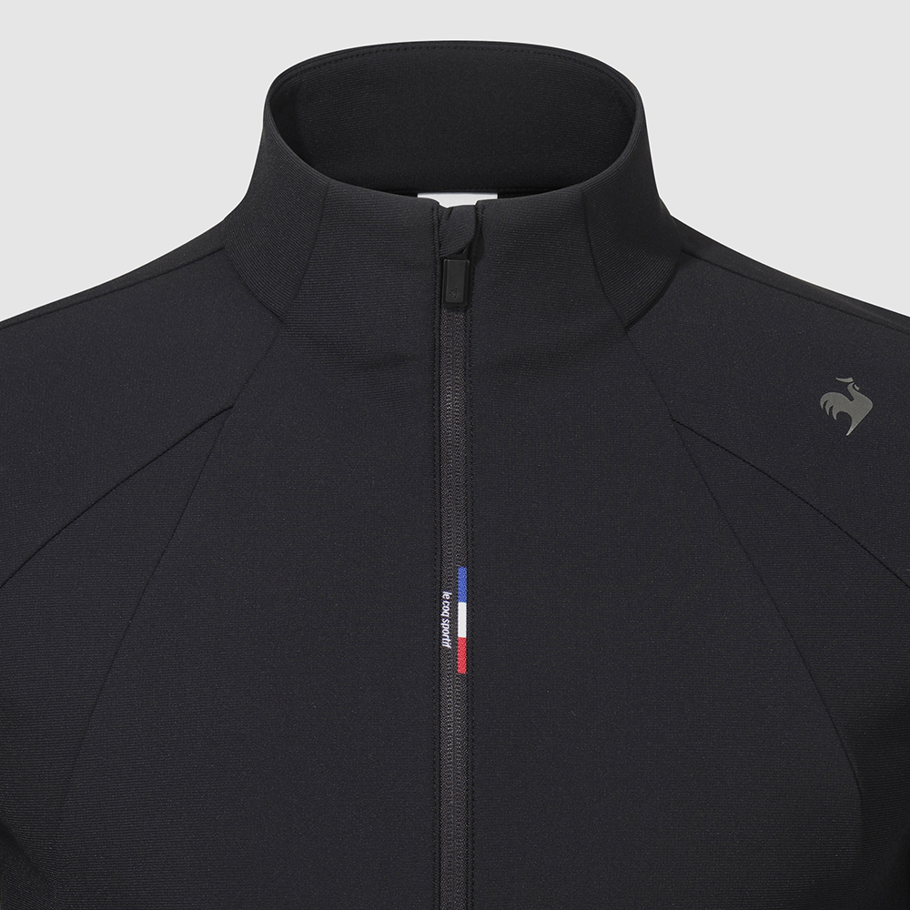 르꼬끄 스포르티브 유니 레귤러핏 트리코트 기모 본딩 트랙탑 - 블랙(QQ423EFTO1)(le coq sportif Regular Fit Brushed Tricot Bonded Track Top Black) - 5