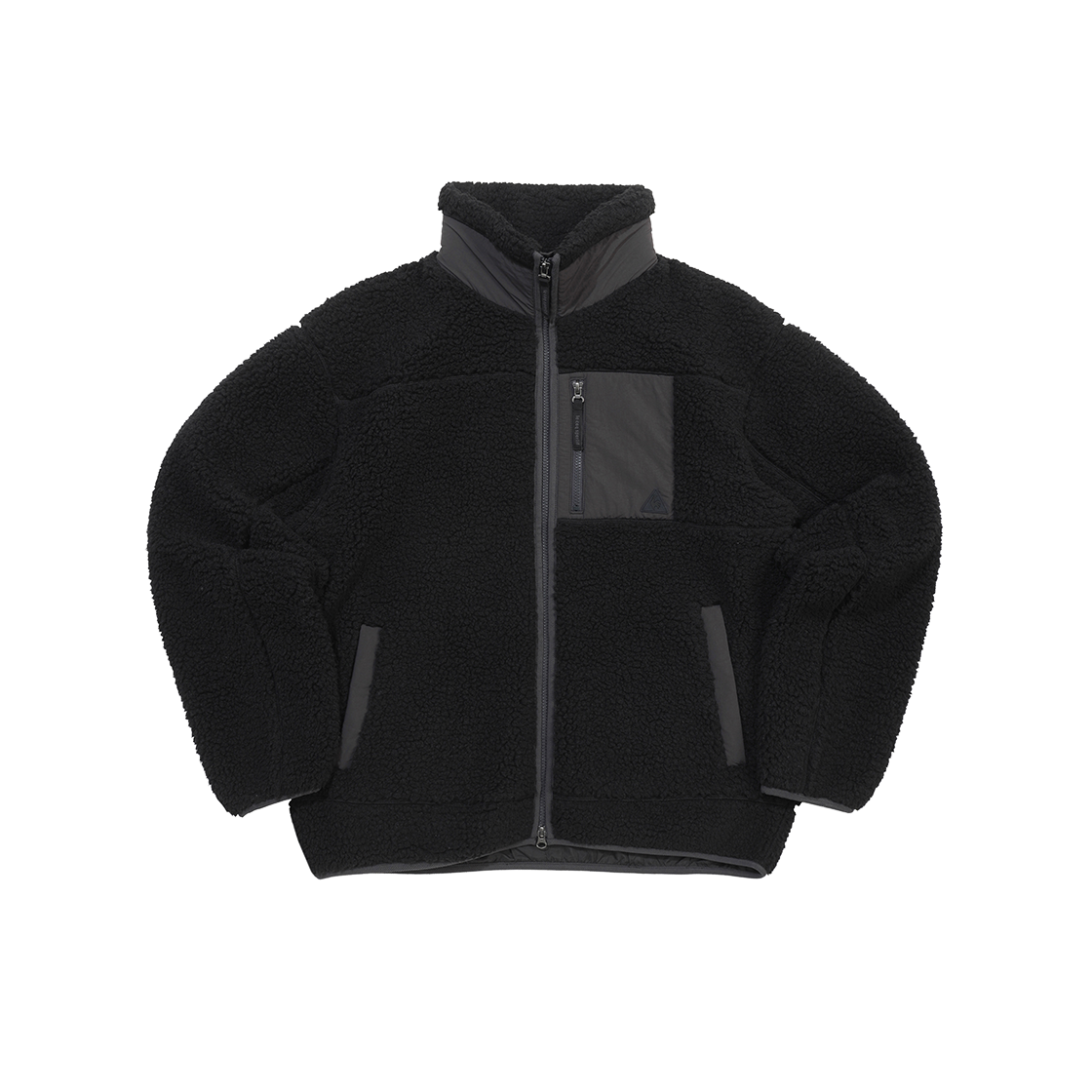 르꼬끄 스포르티브 유니 플리스 루즈핏 자켓 - 블랙 QQ423LJKO1(le coq sportif Uni Fleece sherpa Jacket Black)