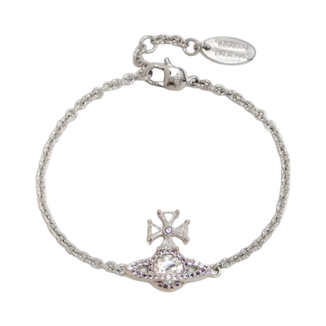 6102025A-P243 Vivienne Westwood Mila Pendant Bracelet Silver