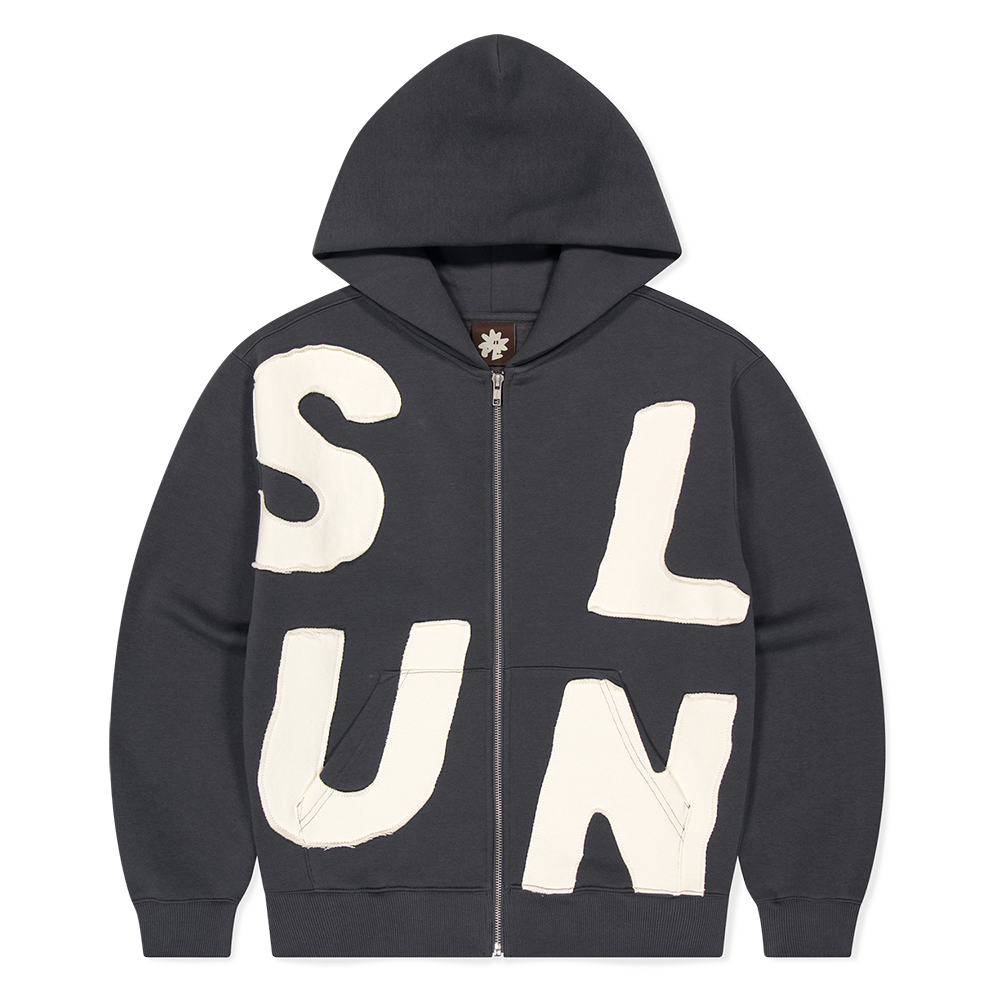 SLCO0TSWHZ02CH [트리플적립]SUNLOVE Capital Brushed Zip Up Hoodie Charcoal