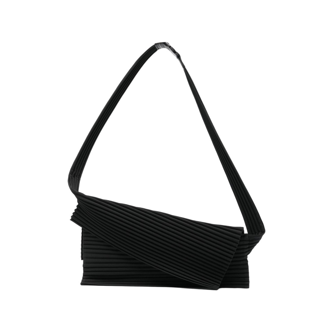 HP56-AG420-15 Homme Plisse Issey Miyake Overlap Bag Black