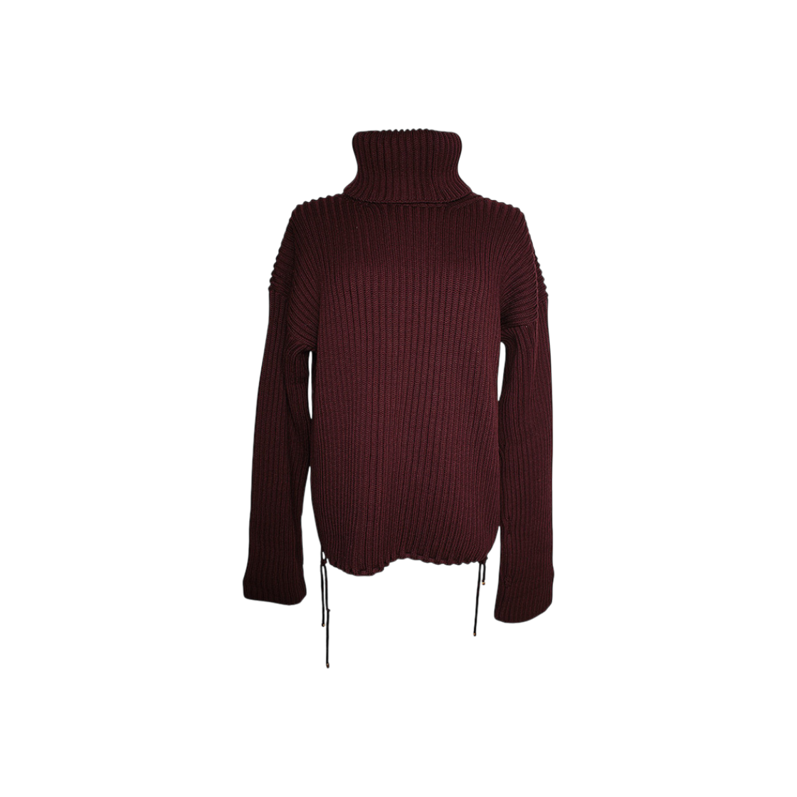 ITFPA97JR8OM Gucci Burgundy Wool Turtleneck Sweater Size 77