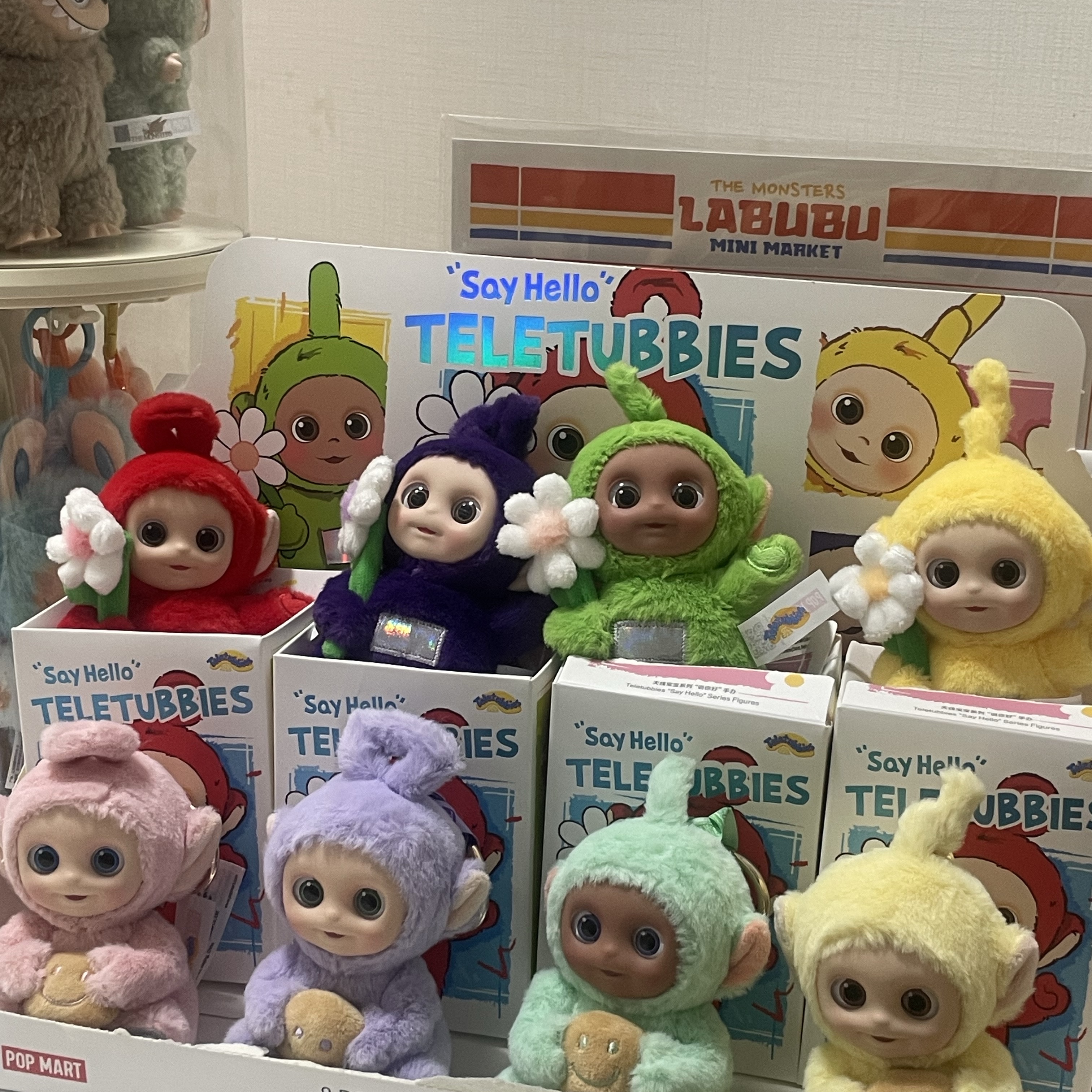 Pop Mart Teletubbies Say Hello Series Figures Sealed Case (8 Blind Boxes) 착용 스타일 - 1
