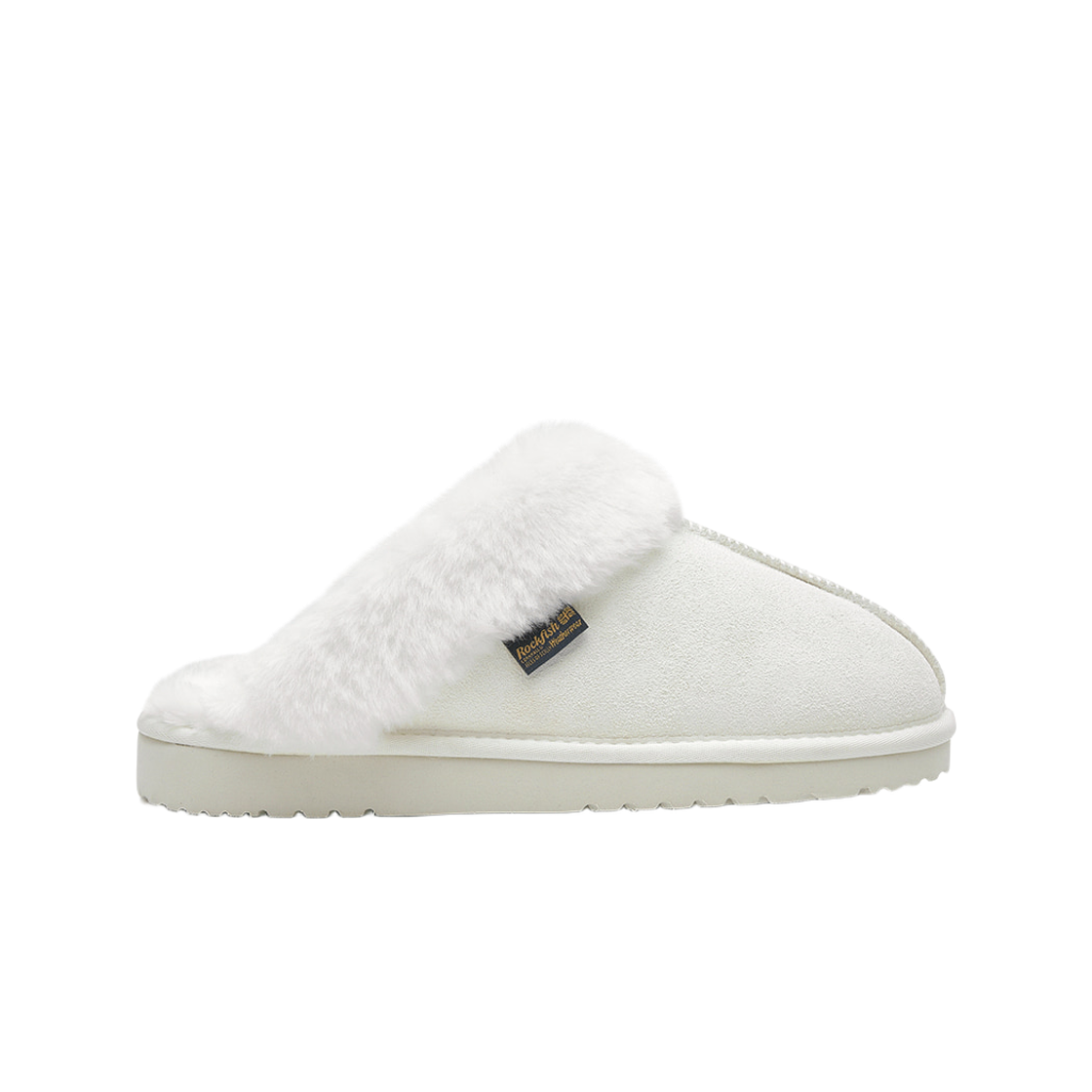 (W) 락피쉬웨더웨어 오리지널 윈터 슬리퍼 화이트((W) Rockfishweatherwear Original Winter Slippers White)