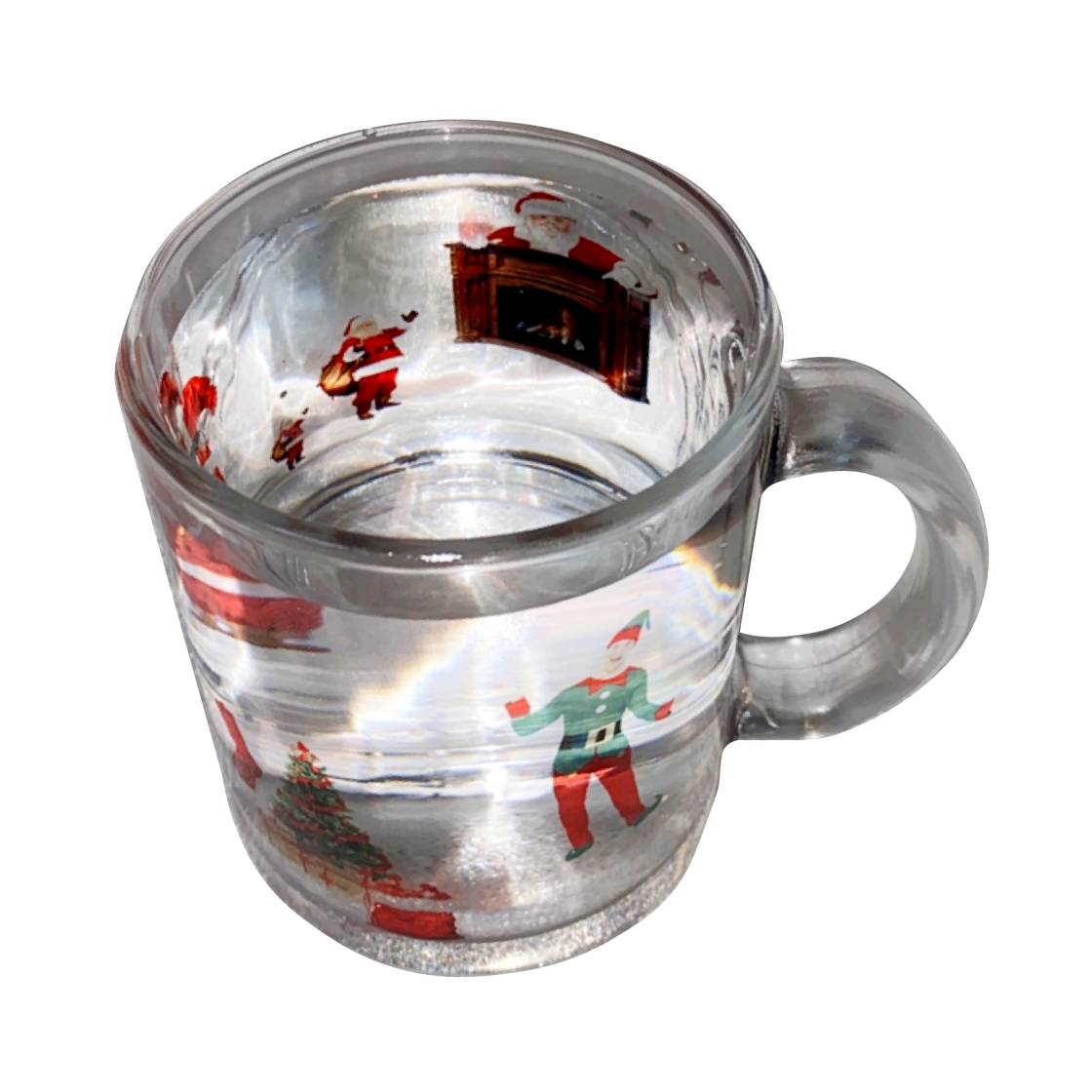ylwmug24222 [3% 포인트 적립] you like what Tinkerbell & Santa Glass Mug (Gloss)