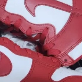 Nike Dunk High Retro Championship White and Red 착용 스타일