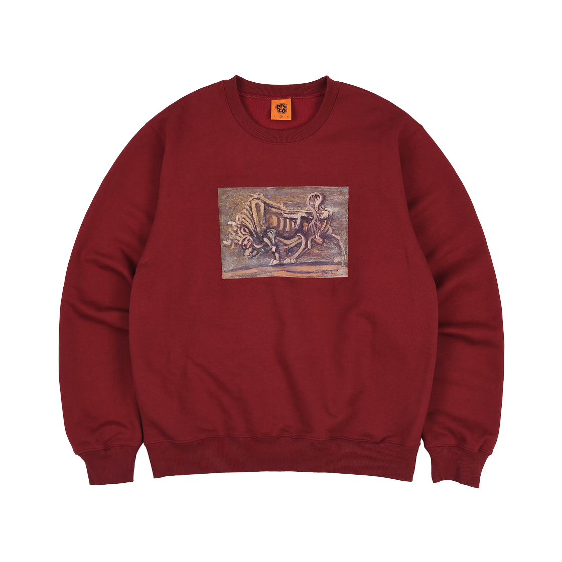 ersco-0138 ersco Bull Sweatshirt Red