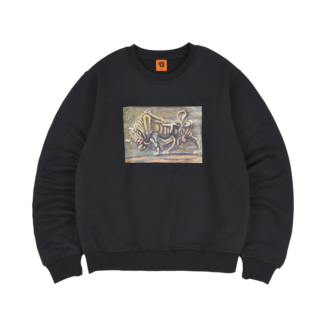 ersco-0139 ersco Bull Sweatshirt Black