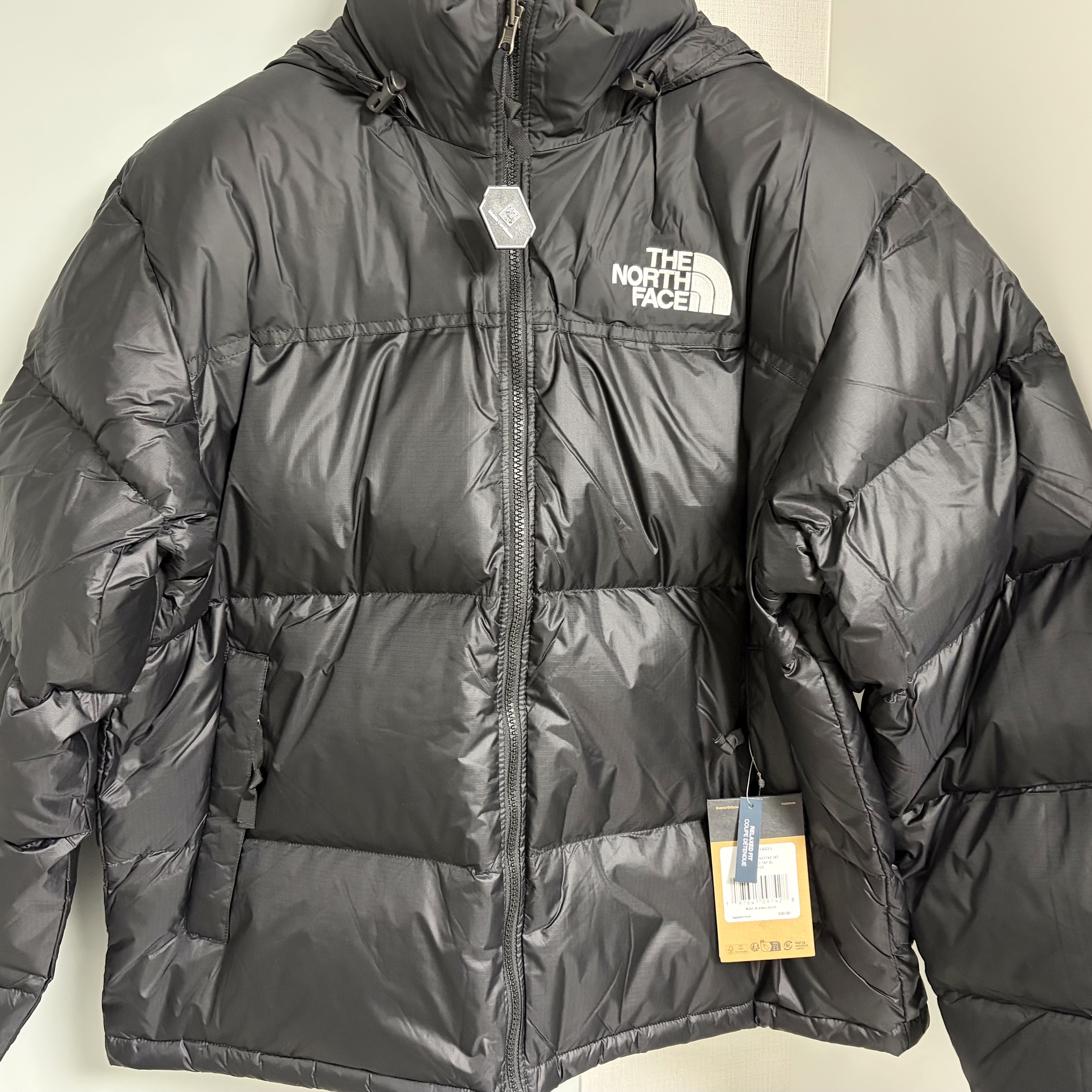 The North Face 1996 Retro Nuptse Down Jacket TNF Black 착용 스타일