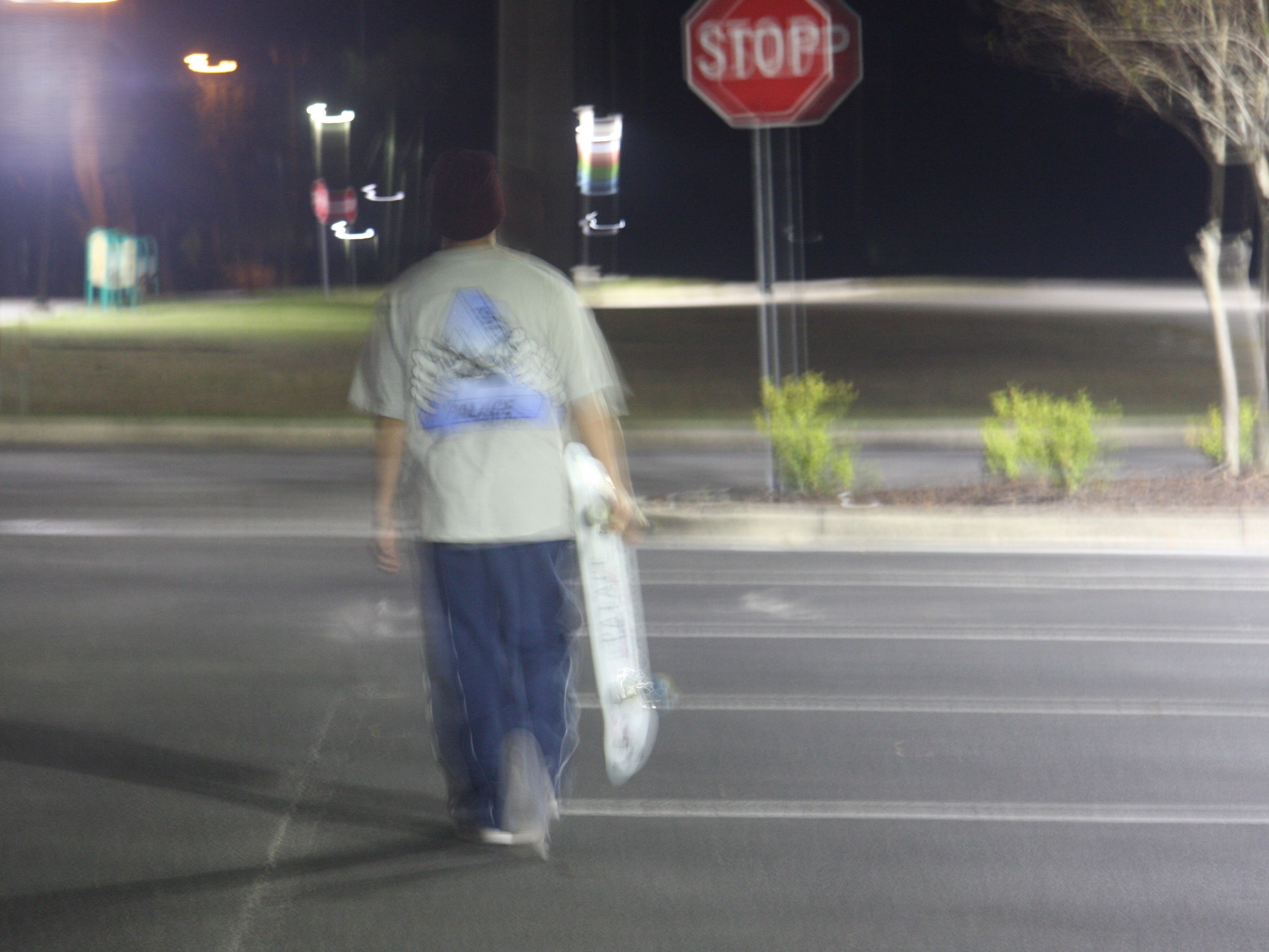 Palace Tri-Peek T-Shirt Grey Marl - 25FW, Palace x Gap Board White 8.25 - 24SS 착용 스타일 - 1