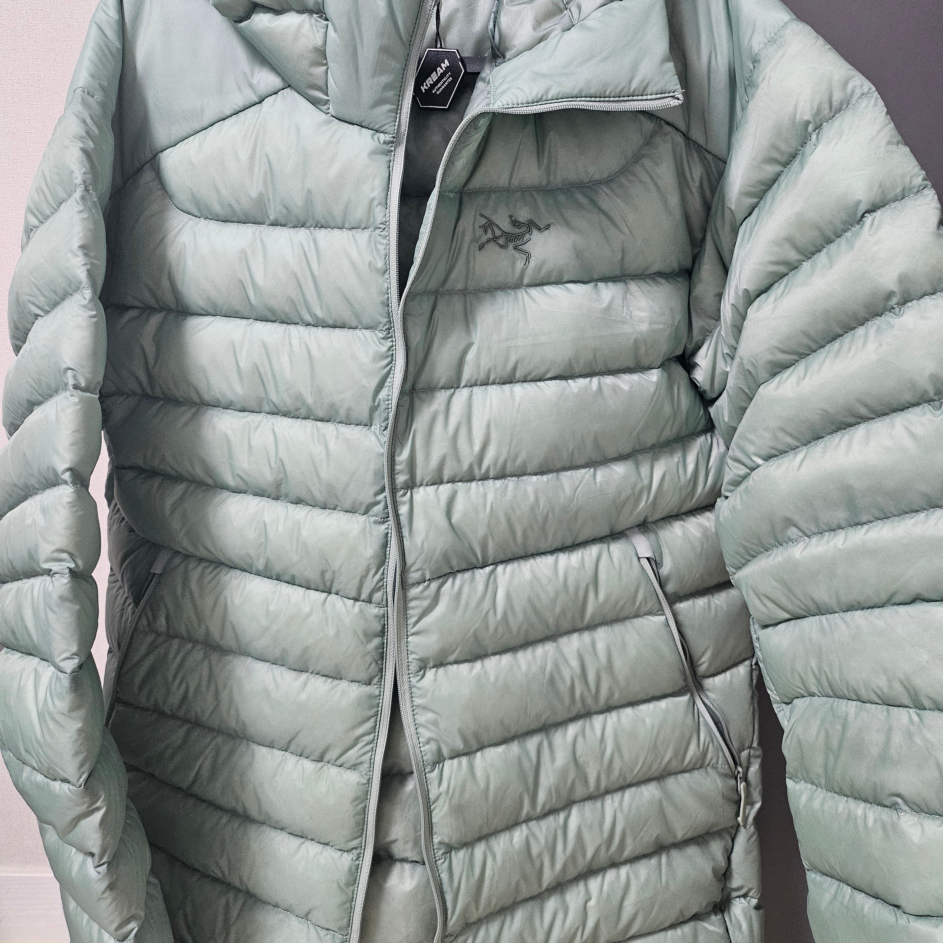 Arc'teryx Cerium Hoody Stone Green 착용 스타일