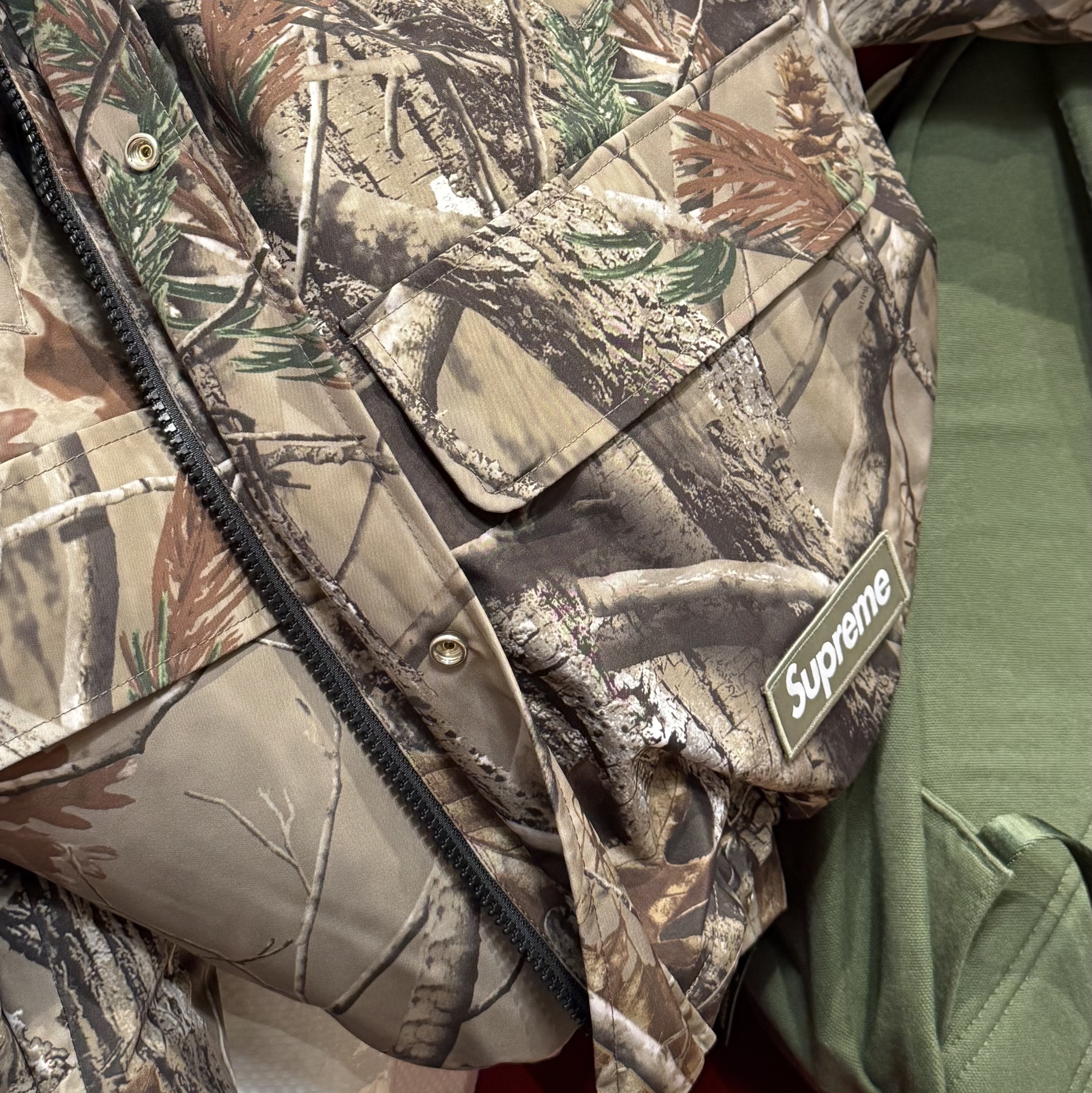 Supreme 2-In-1 Gore-Tex Parka + Reversible 700-Fill Down Liner Jacket Realtree Ap Camo - 25FW 착용 스타일 - 2
