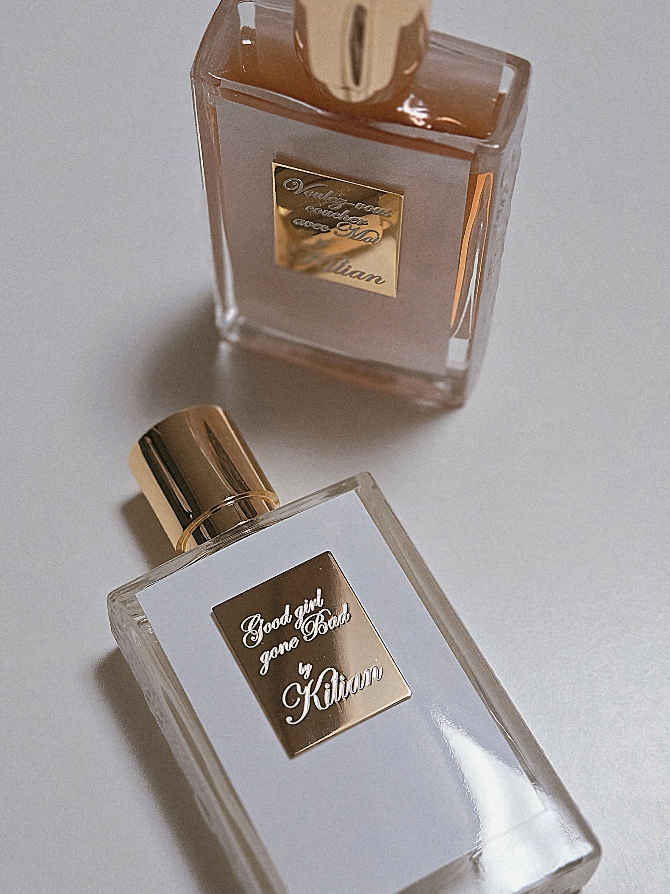 Kilian Voulez-Vous Coucher Avec Moi 50ml, Kilian Good Girl Gone Bad 50ml 착용 스타일